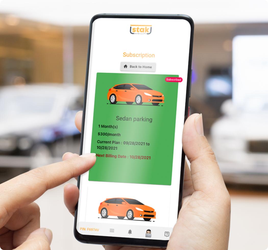 Our web app: Making parking easy