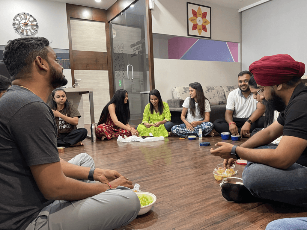 Bonding Through Shared Lunches on the Floor