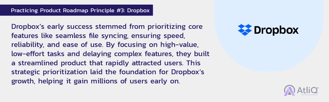 Practicing Product Roadmap Principle #3: Dropbox 